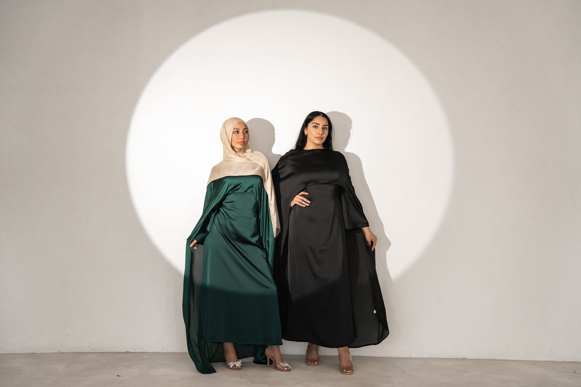 Amina Maxi Dress with Cape