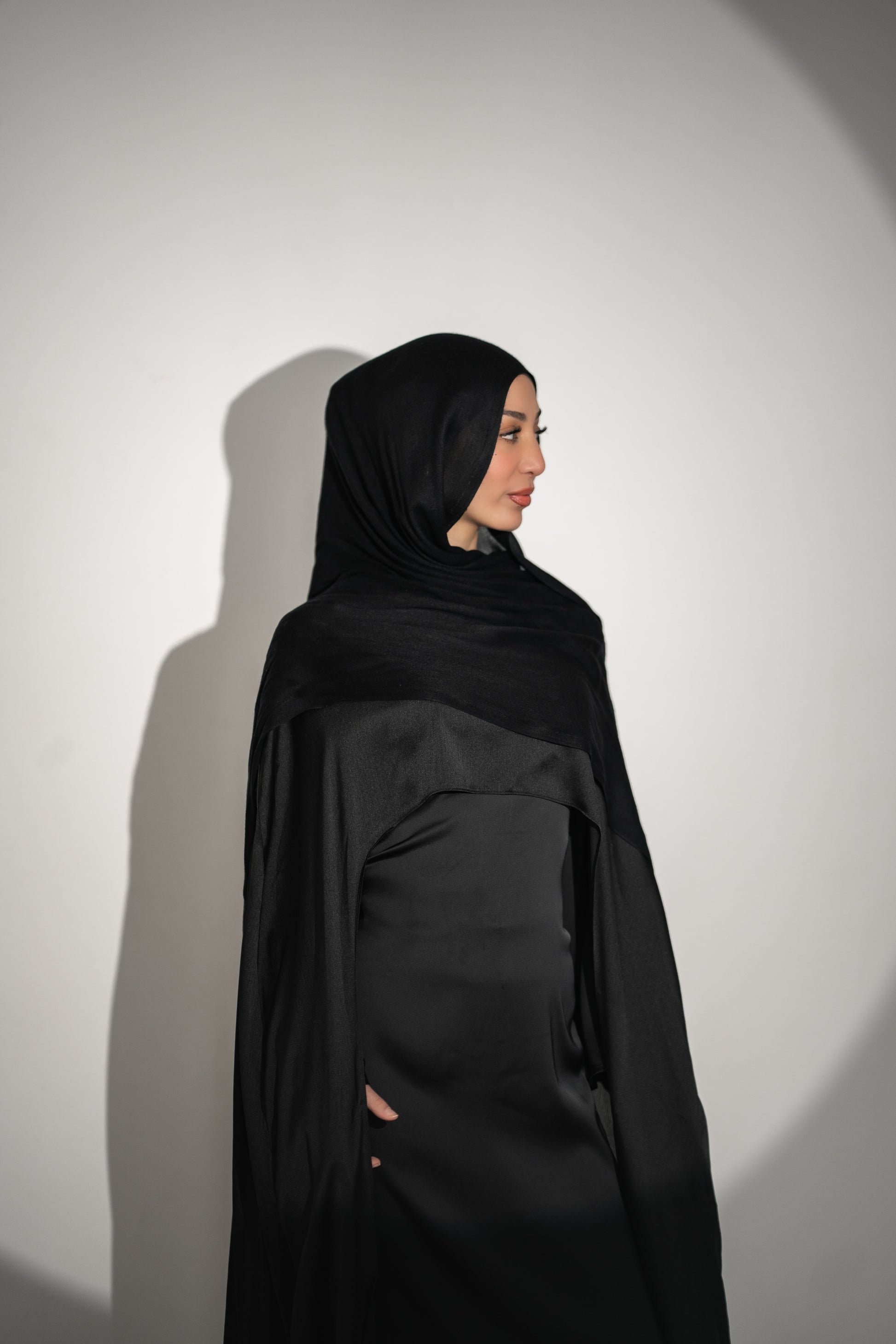 Amina Maxi Dress with Cape