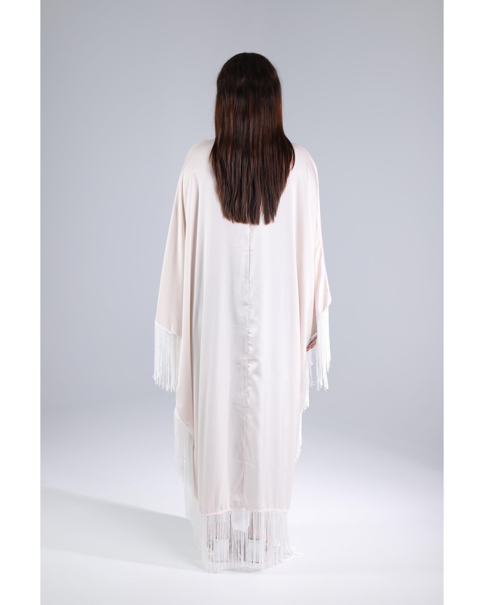 Leyla Tassel Dress - Cream