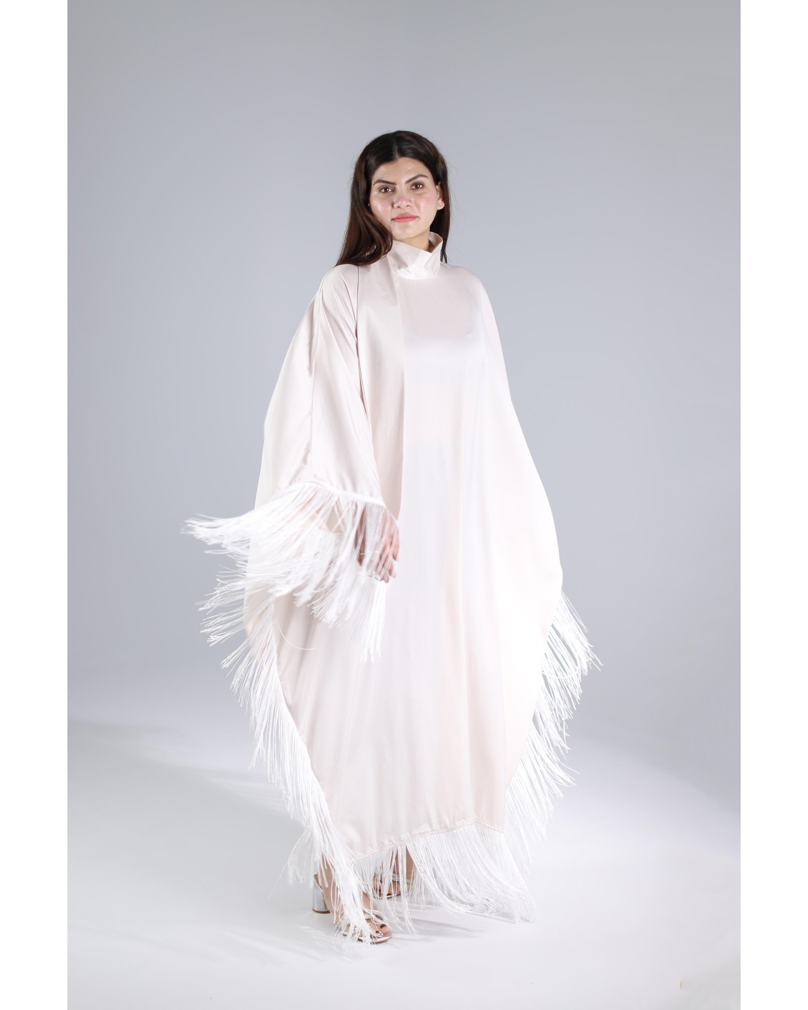 Leyla Tassel Dress - Cream