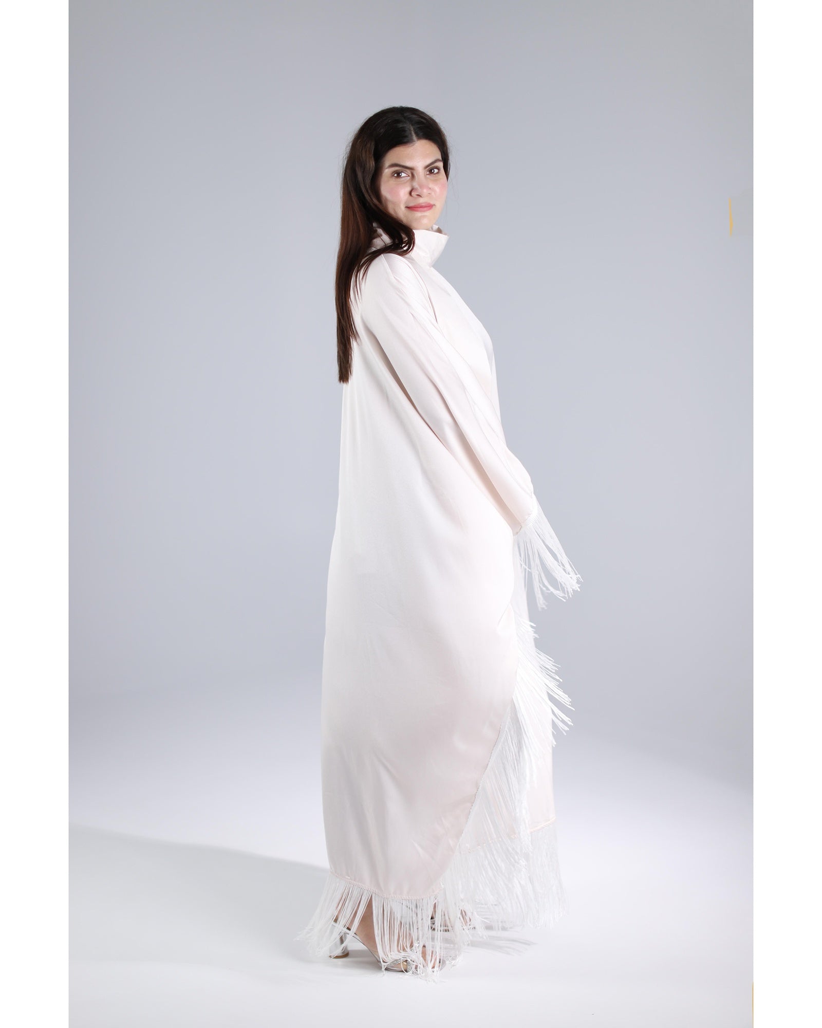 Leyla Tassel Dress - Cream