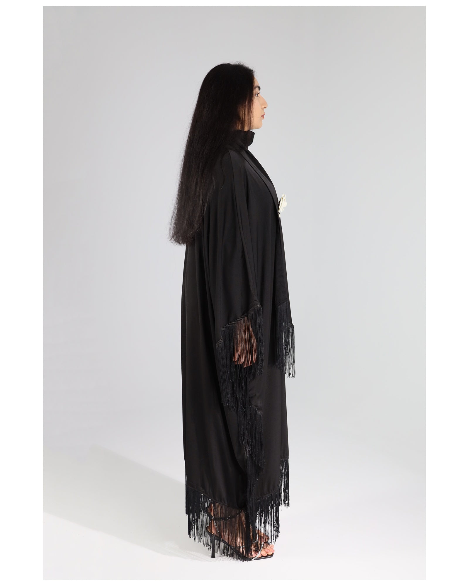 Leyla Tassel Dress - Noir