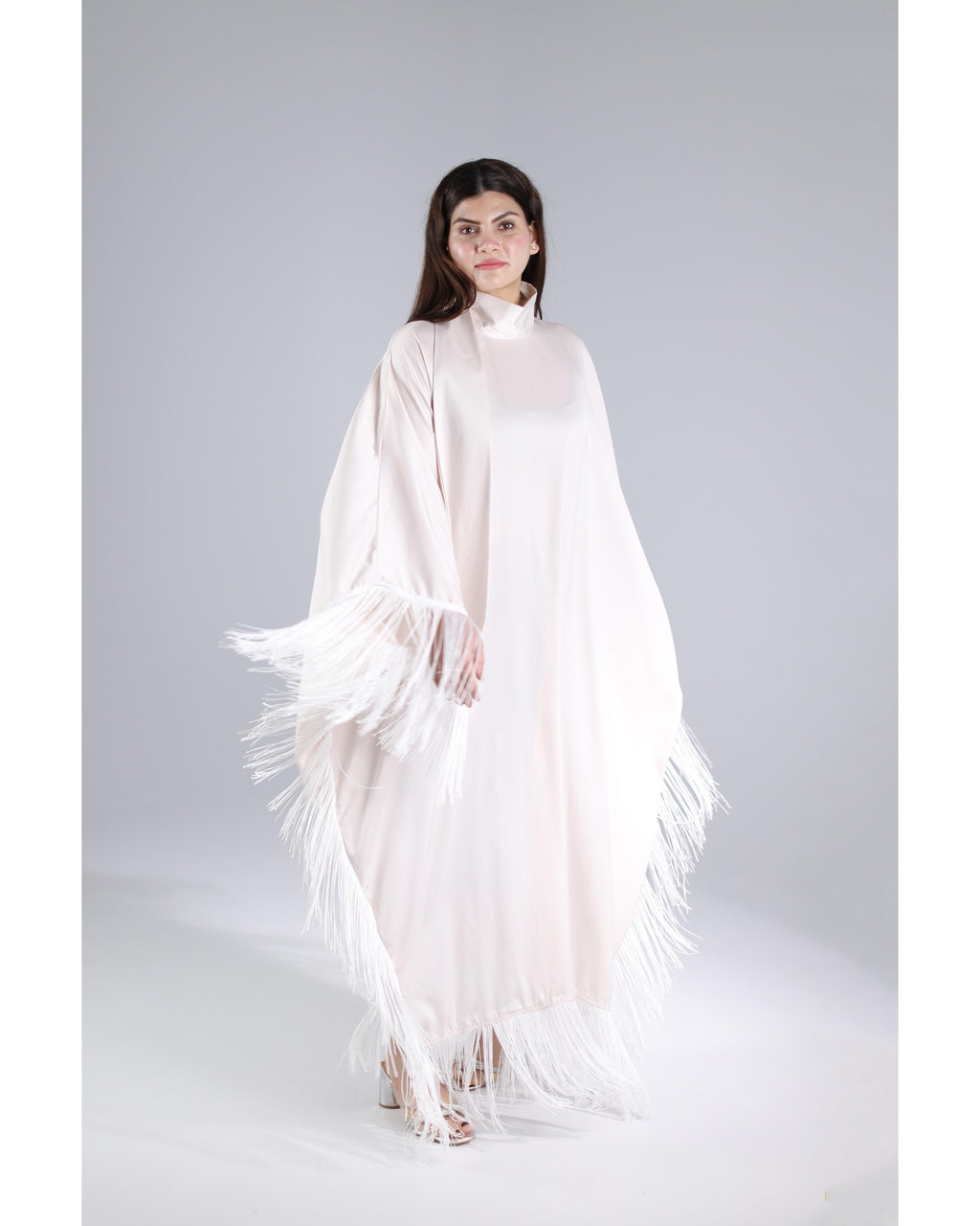 Leyla Tassel Dress - Cream