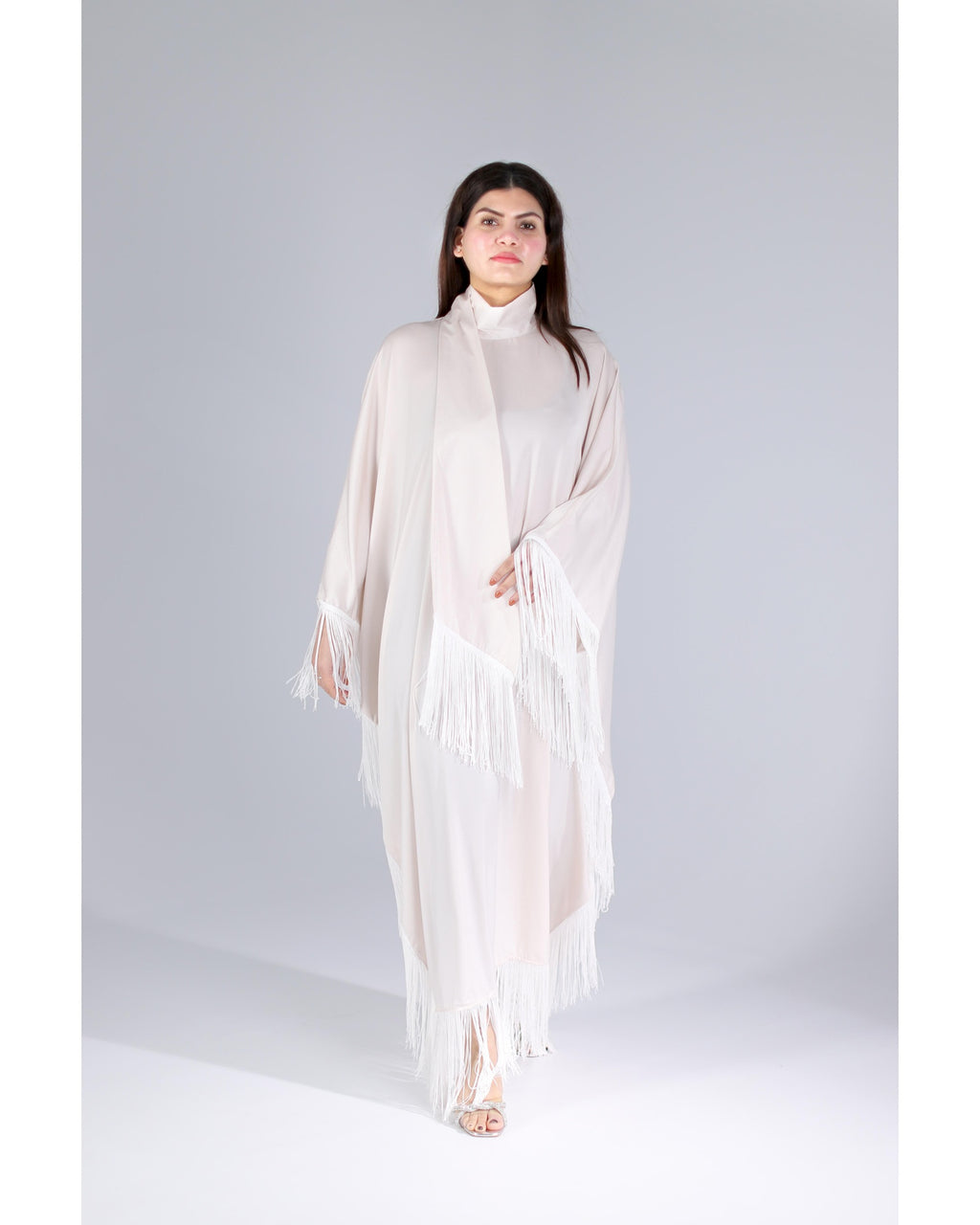 Leyla Tassel Dress - Cream