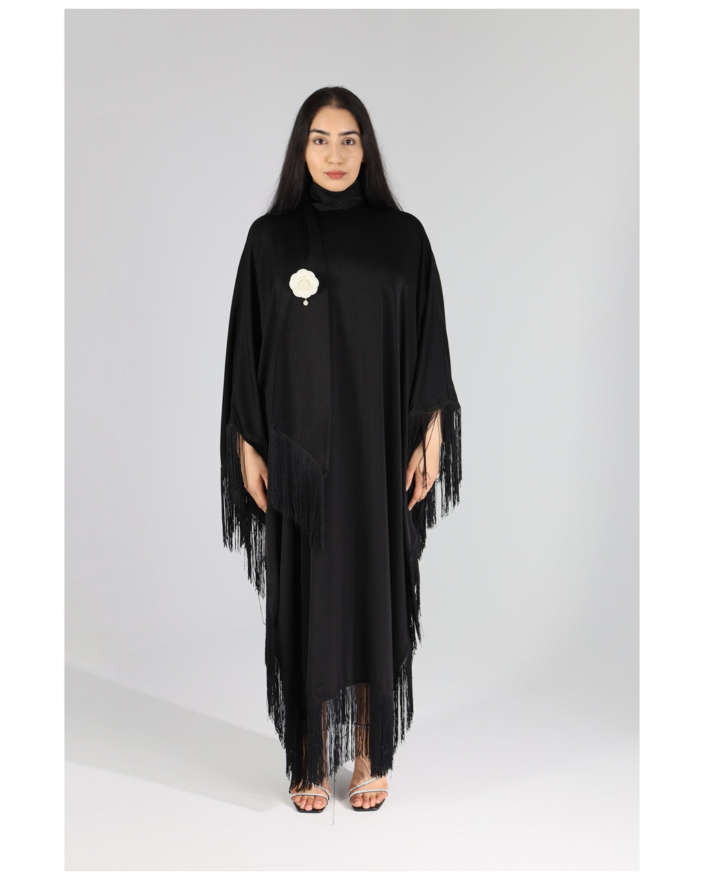 Leyla Tassel Dress - Noir