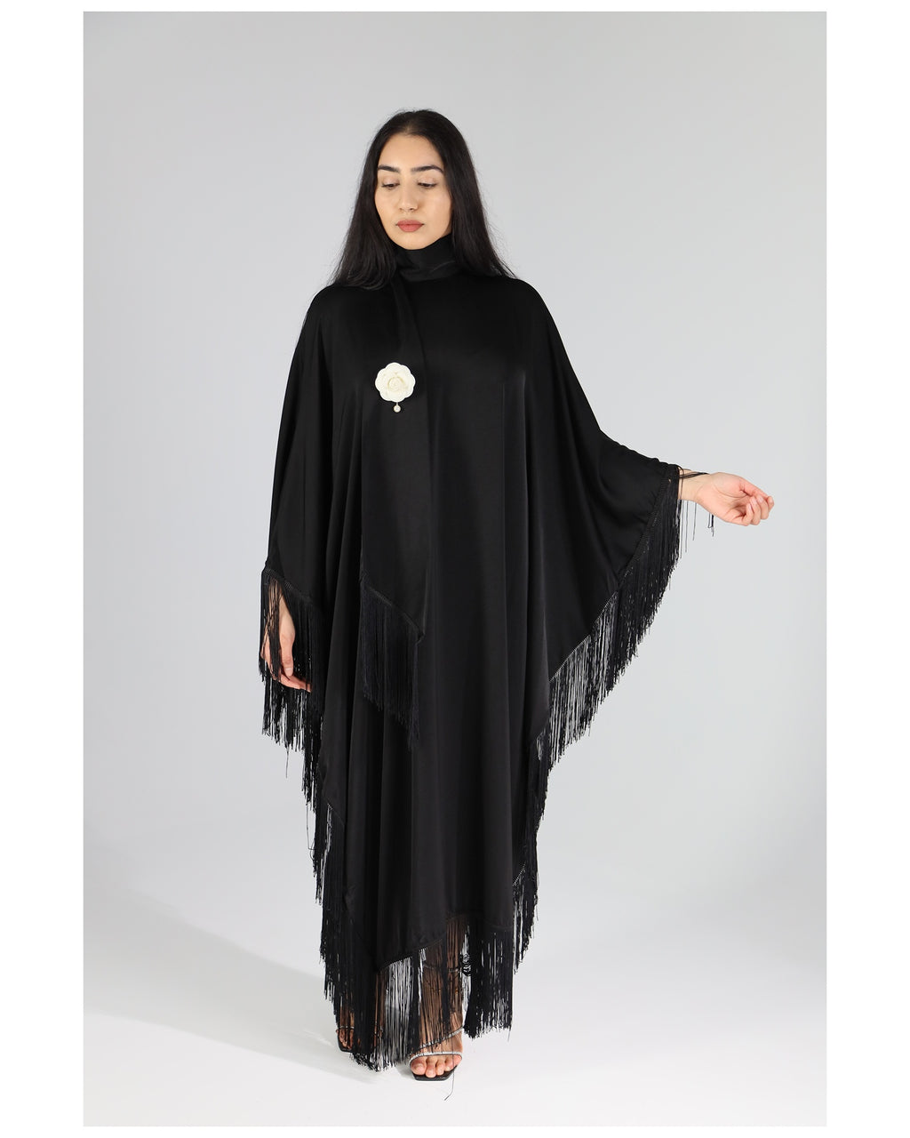 Leyla Tassel Dress - Noir