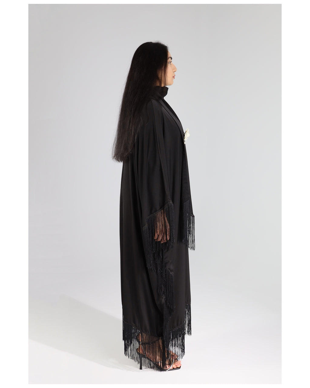 Leyla Tassel Dress - Noir