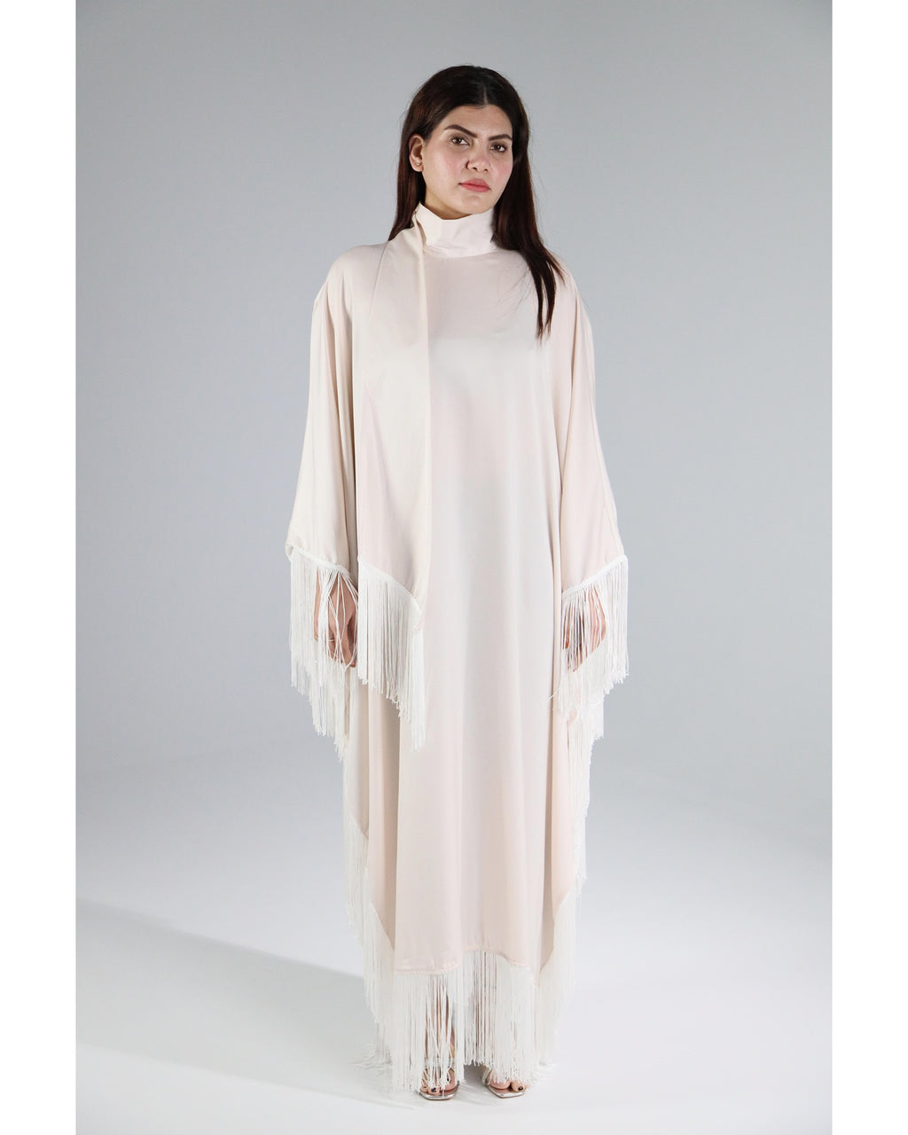 Leyla Tassel Dress - Cream