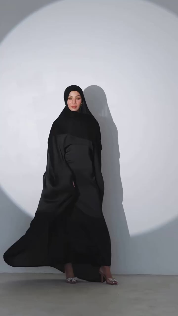 Amina Maxi Dress with Cape