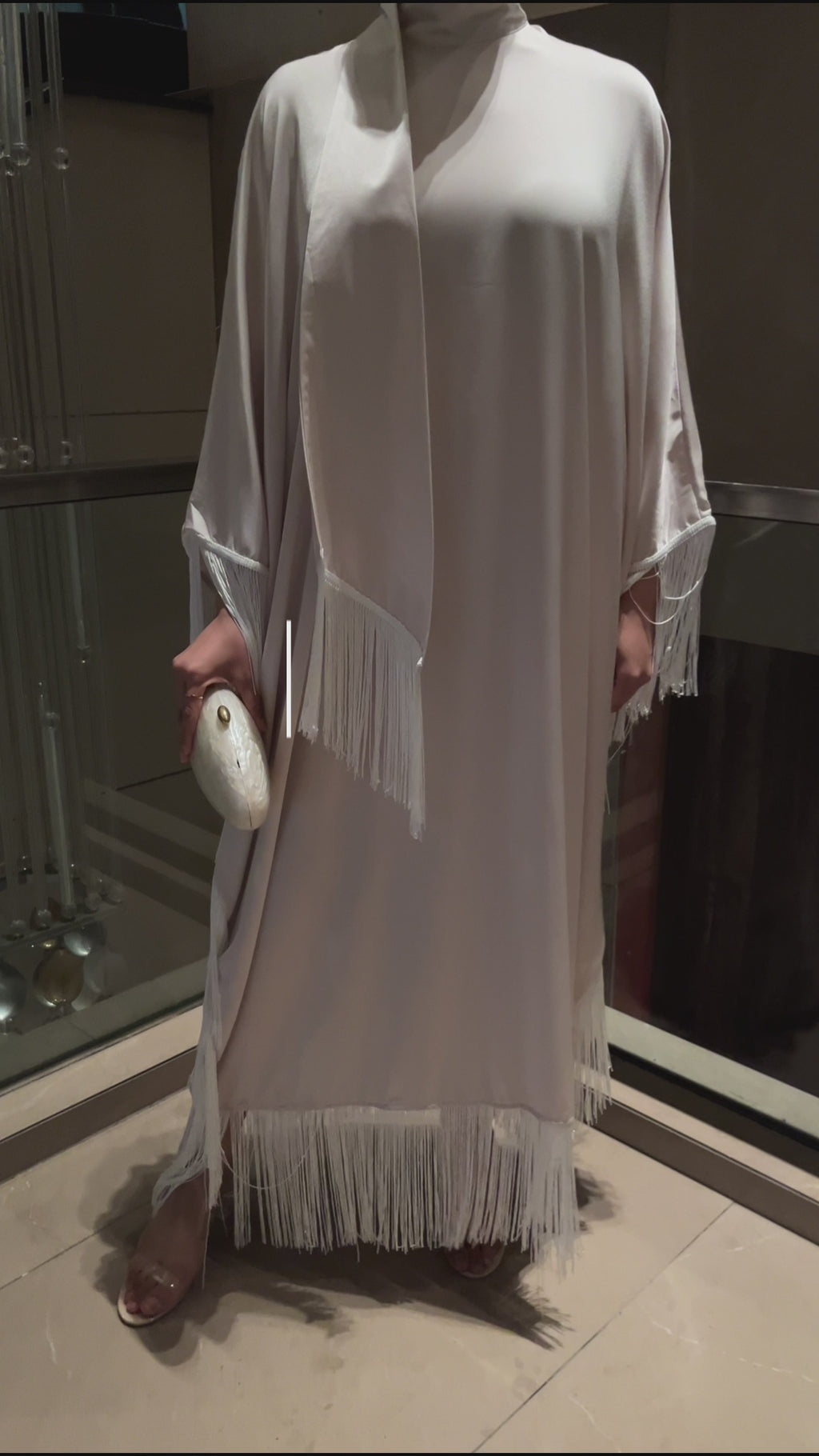 Leyla Tassel Dress - Cream